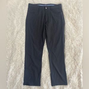 FootJoy plaid performance golf pants.